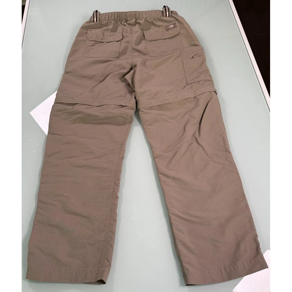 The North Face Convertable Cargo Pants Mens‎ M Khaki Straight Leg DadCore